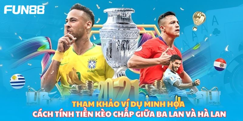Tham khảo ví dụ minh họa cách tính tiền kèo chấp giữa Ba Lan và Hà Lan 