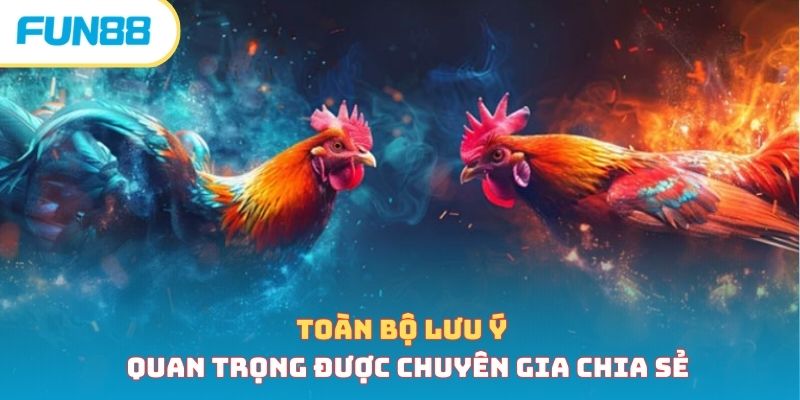 Toàn bộ lưu ý quan trọng được chuyên gia chia sẻ 