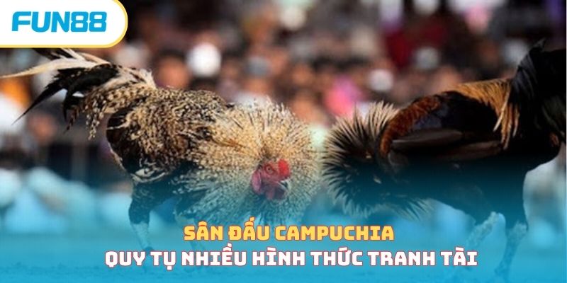 Sân đấu Campuchia quy tụ nhiều hình thức tranh tài